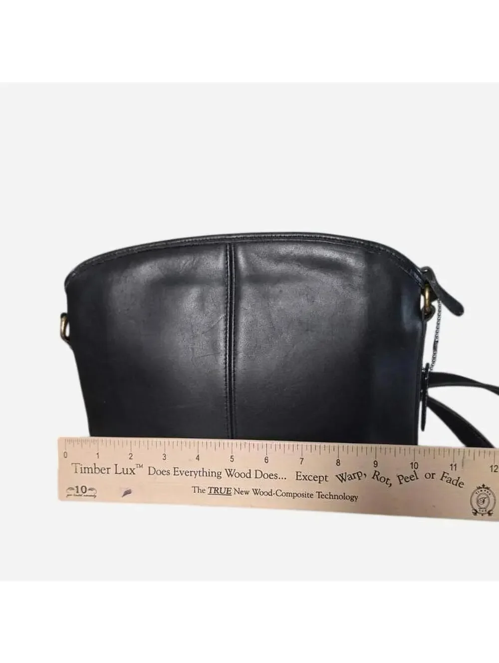 Vintage Coach 9976 Anderson Zip Top  Black Cross Body Bag.silent Luxury